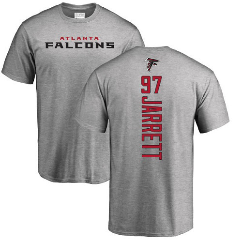 Atlanta Falcons Men Ash Grady Jarrett Backer NFL Football #97 T Shirt